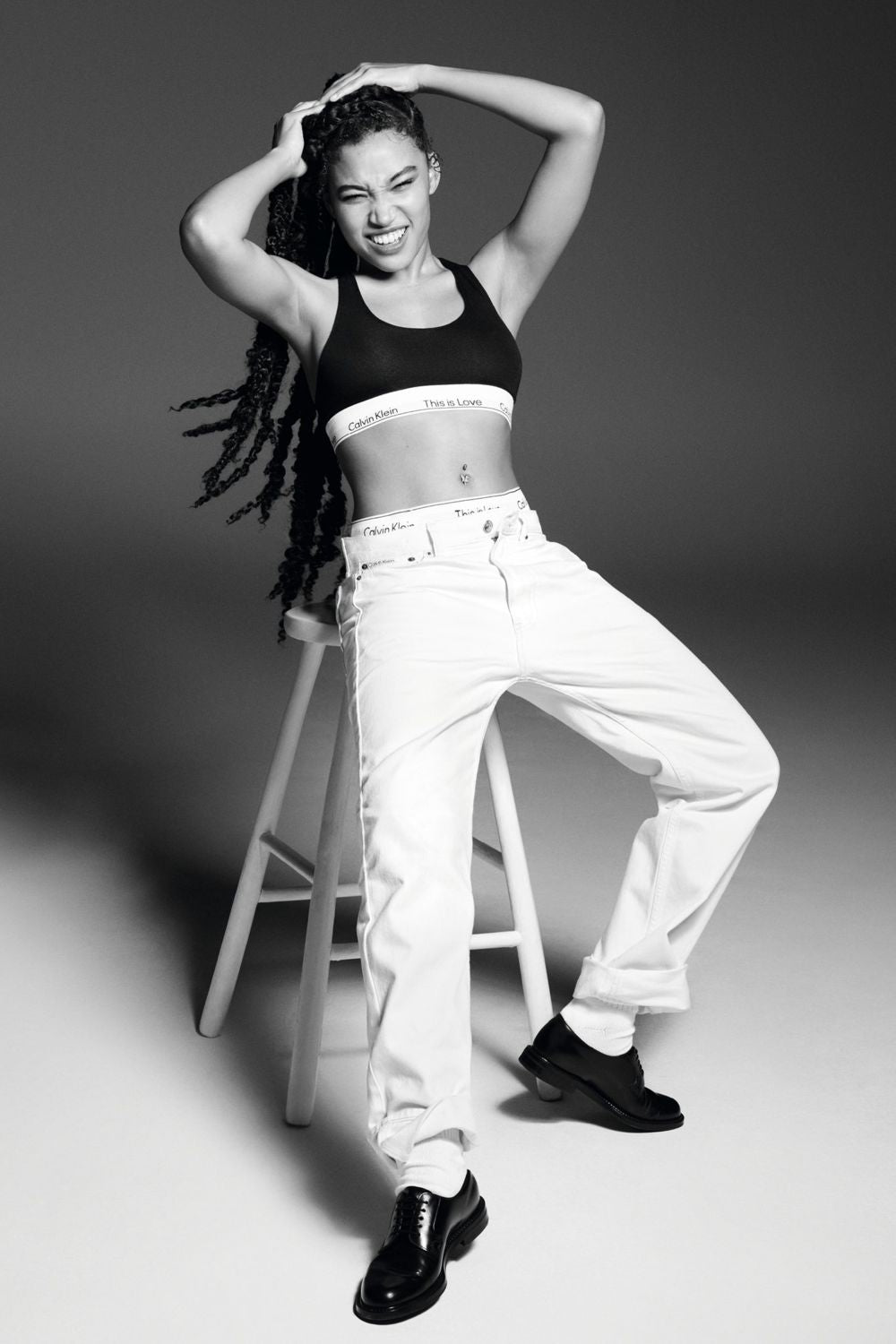 Мягкий хлопковый бра-топ 412394622 black