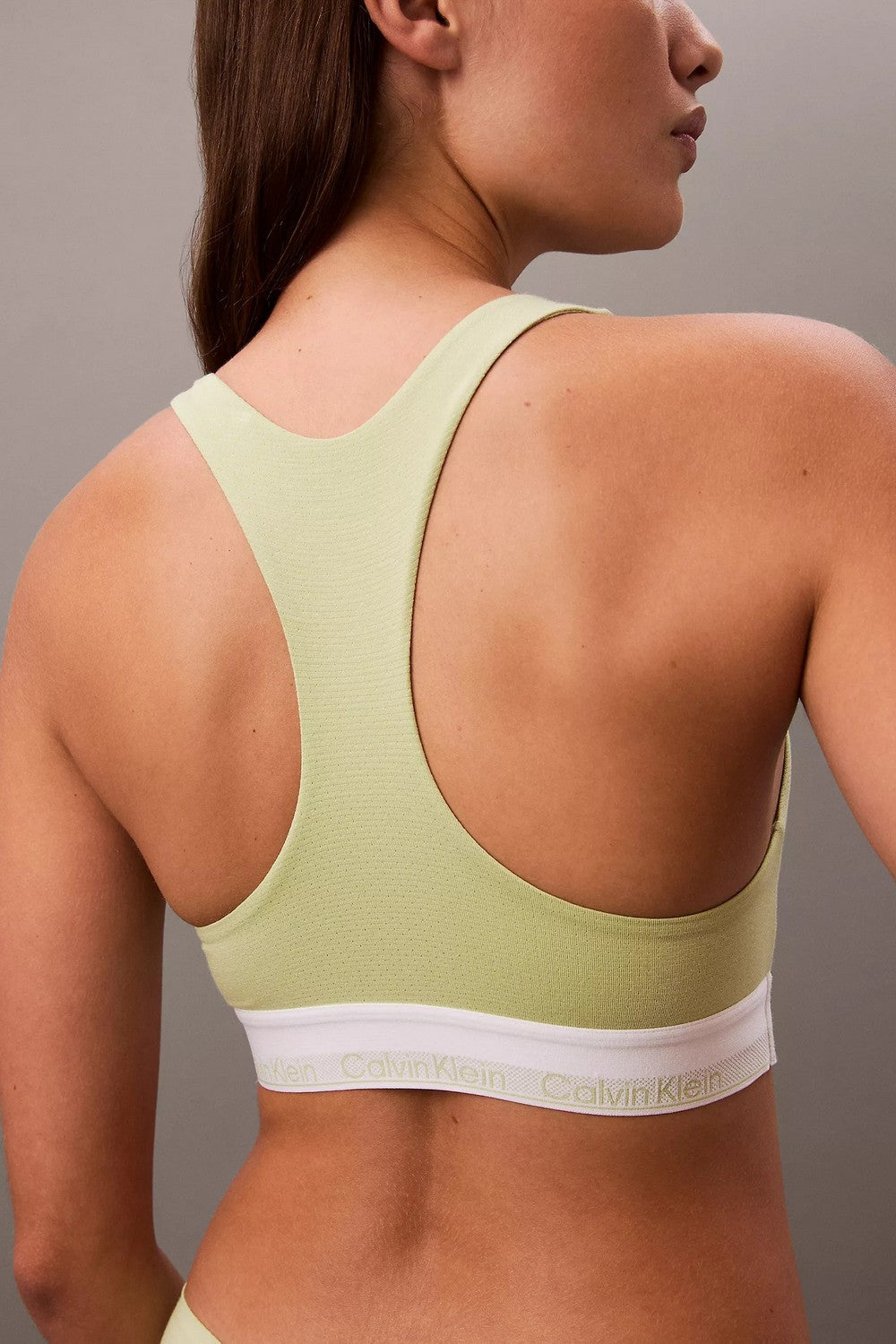 Бра-топ із модалу 600836616 light green Calvin Klein спина