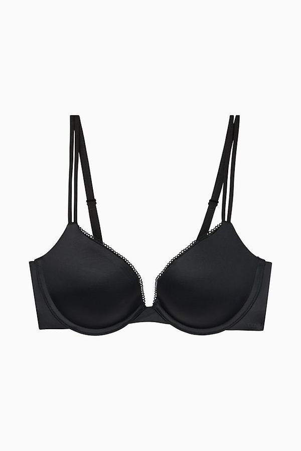 Гладкий бюстгальтер push-up 772718526 black