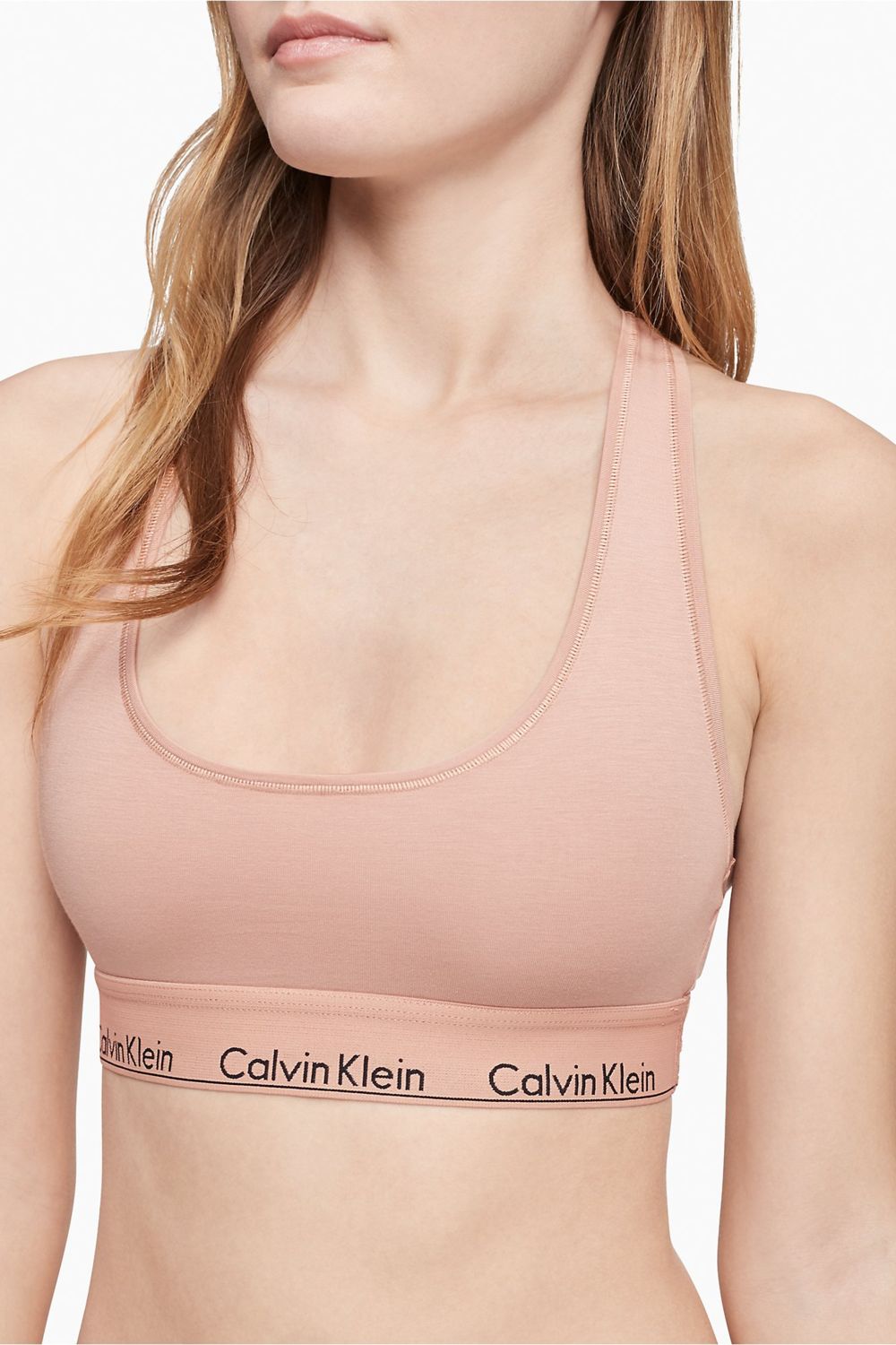 Хлопковый бра-топ без косточек 851687887 beige