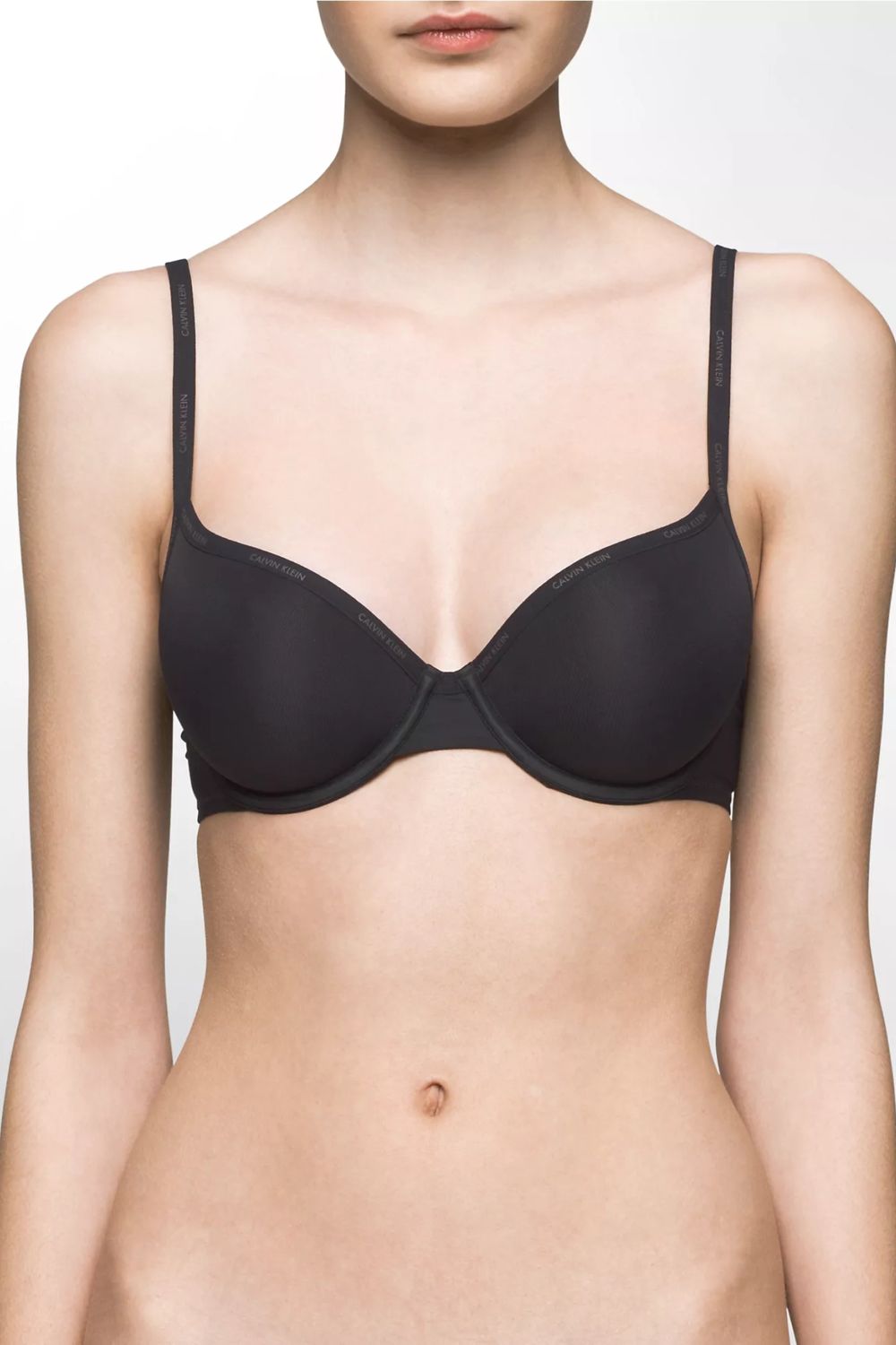 Гладкий бюстгальтер на косточках 930681014 black