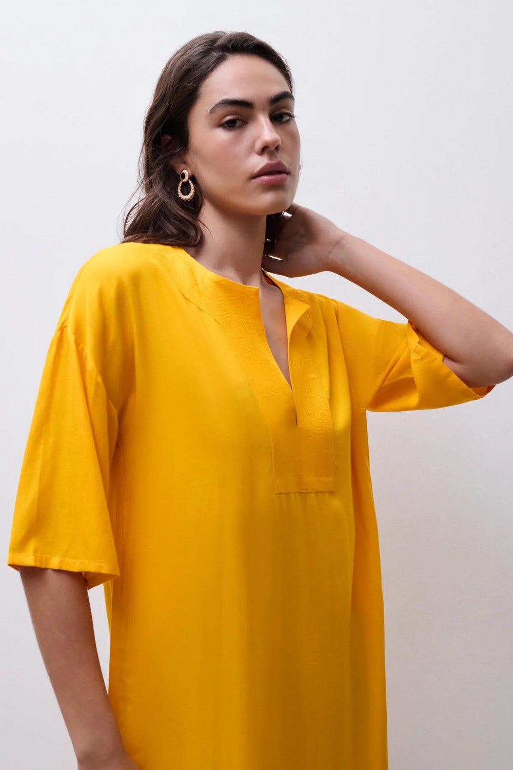 Пляжная туника из вискозы 10R6 mango