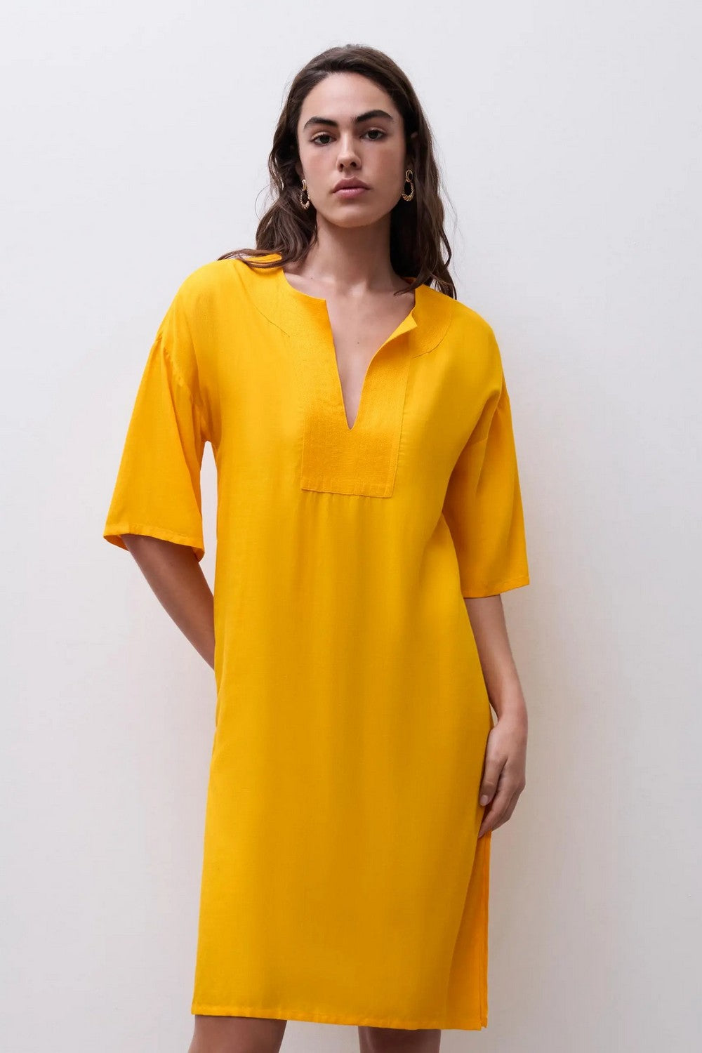 Пляжная туника из вискозы 10R6 mango