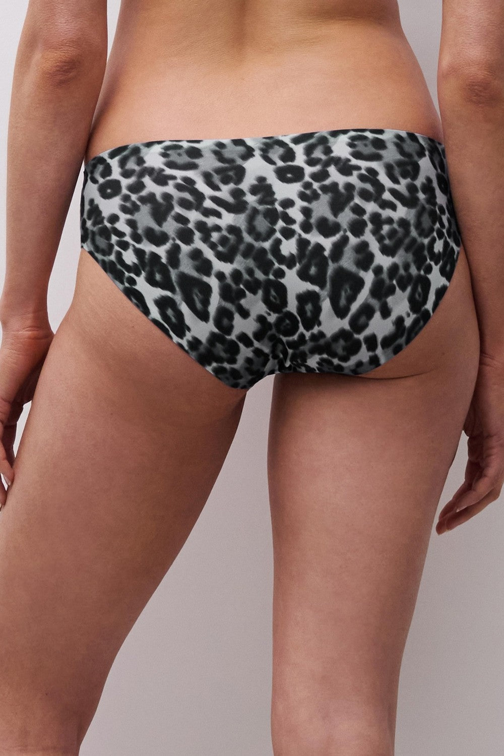 Бесшовные трусики слип 11D3 Soft Stretch grey leopard