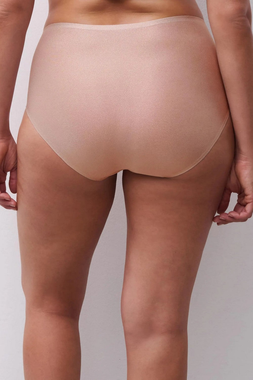 Высокие трусики слип 11DC7 Soft stretch Shimmer ink golden glow