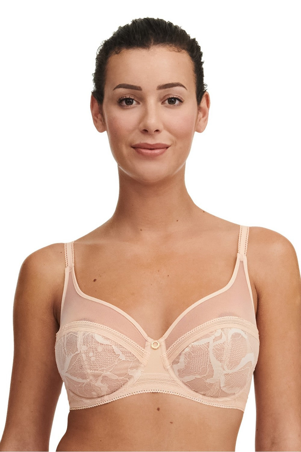 Мягкий бюстгальтер из кружева 11M1 True Lace beige dore