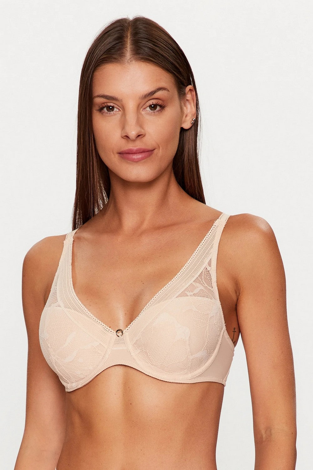 Бюстгальтер с плотной чашкой 11M2 True Lace beige dore