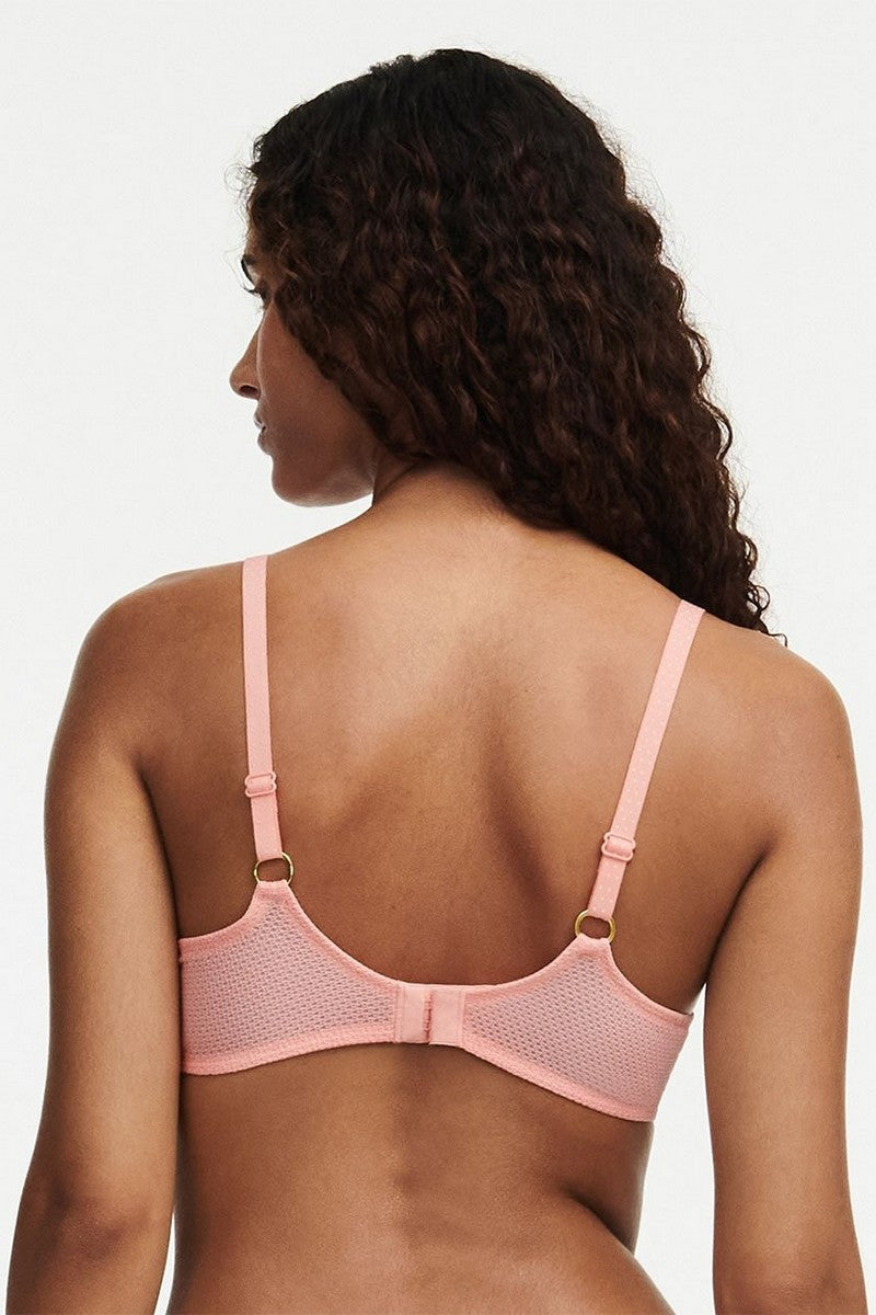 Бюстгальтер с вкладышами пуш-ап 12M2 Fleurs candlelight peach