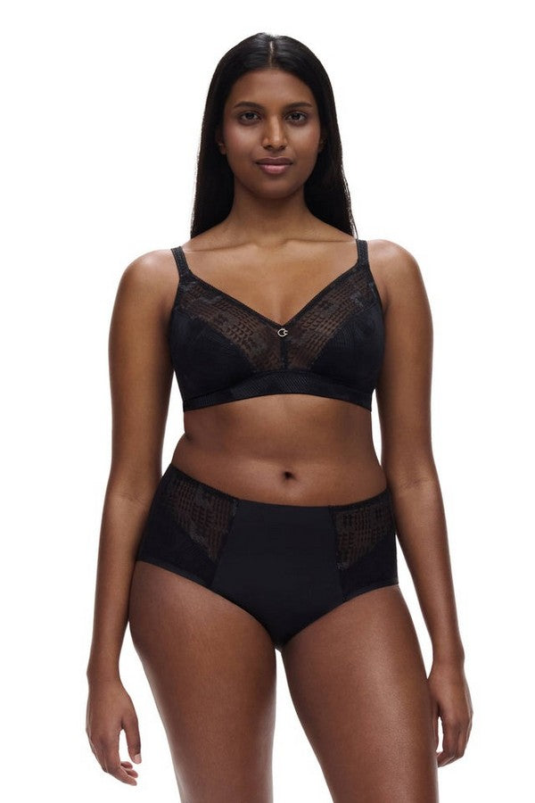 Трусики слип с высокой талией 13WC6 Intrigue black