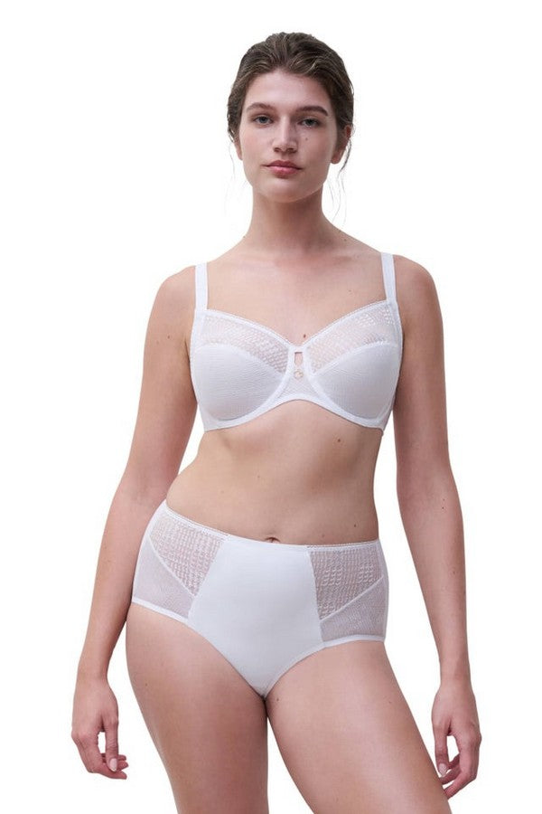 Трусики слип с высокой талией 13WC6 Intrigue white