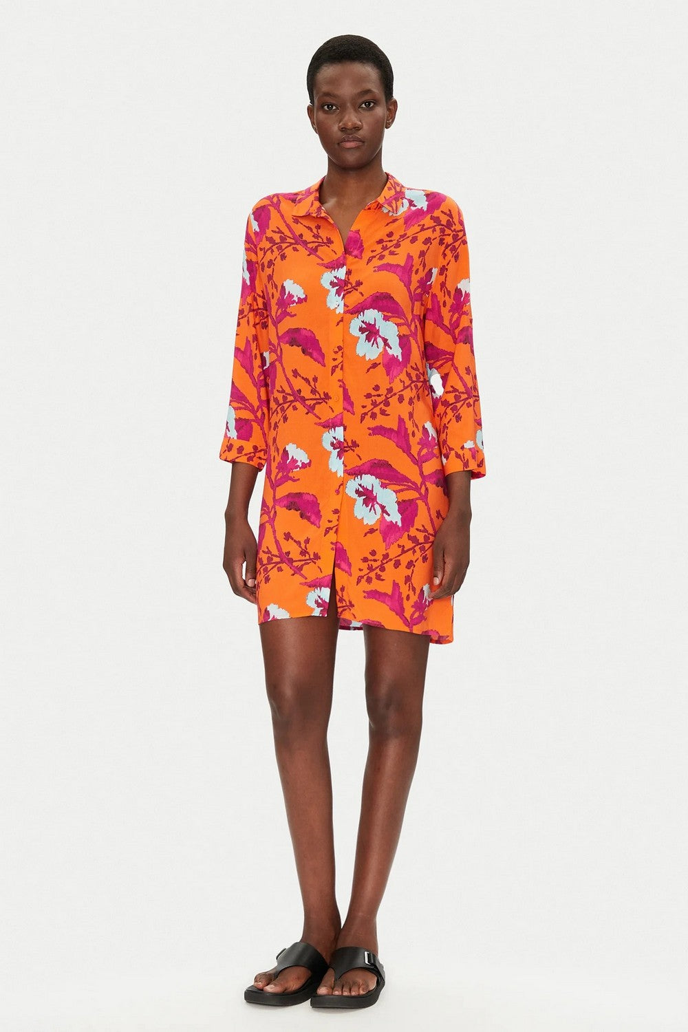 Пляжна туніка з принтом 14YJ0 painted flowers