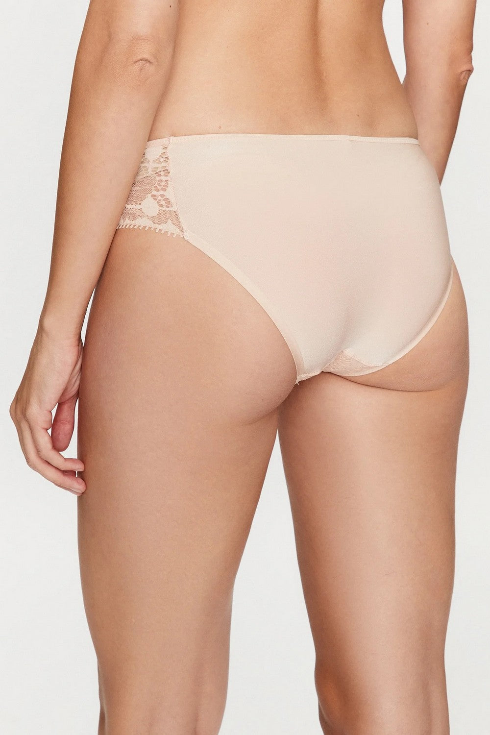 Трусики слип с кружевом 15F3 Day to night beige dore