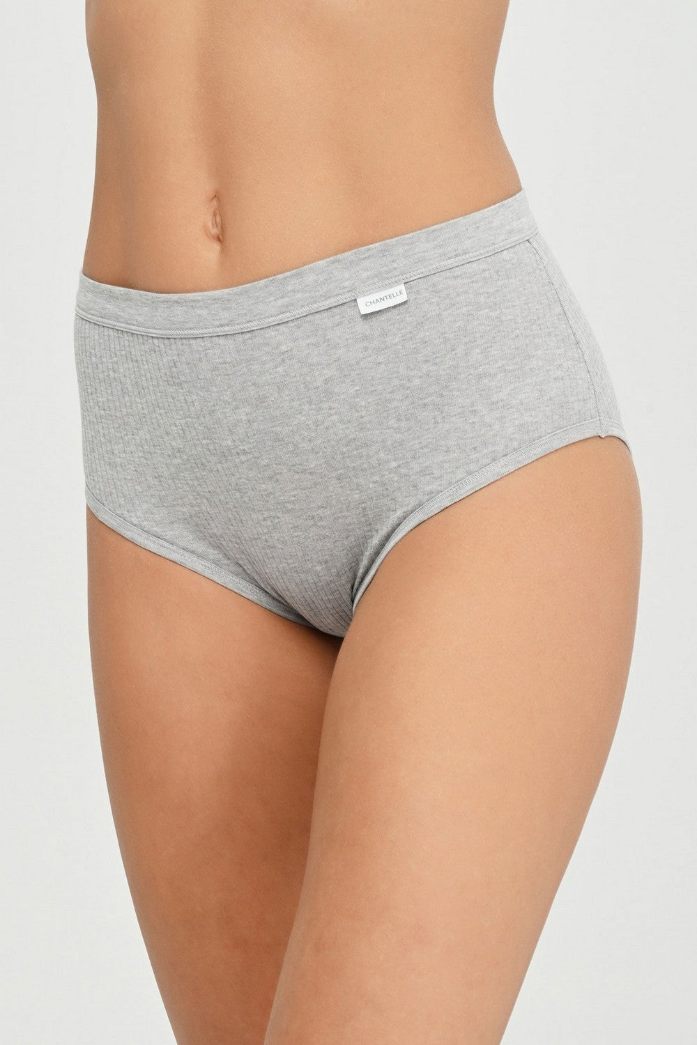 Высокие трусики слип 15P7 heather grey