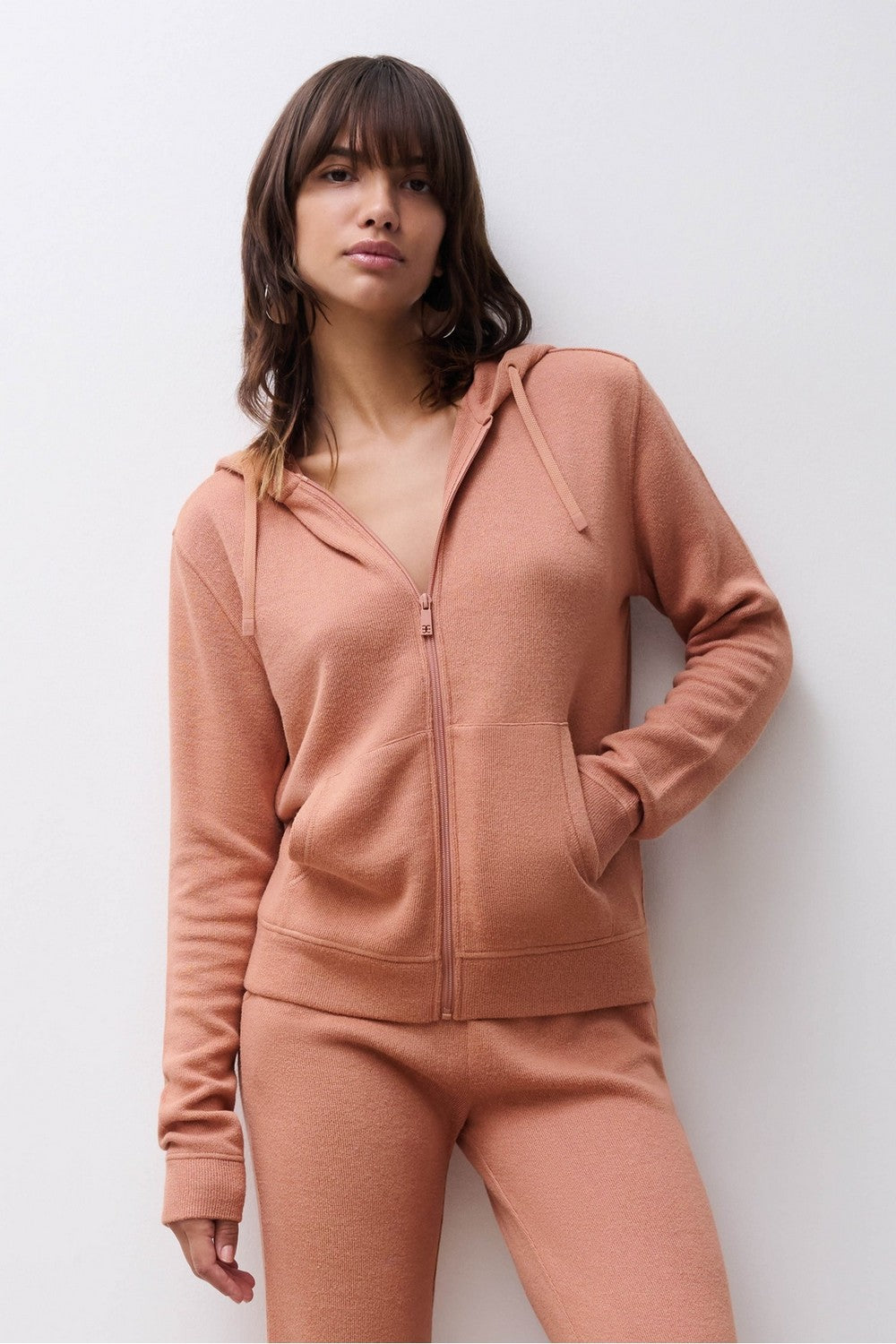 Домашня кофта на блискавці 15WL5 Jerry camel