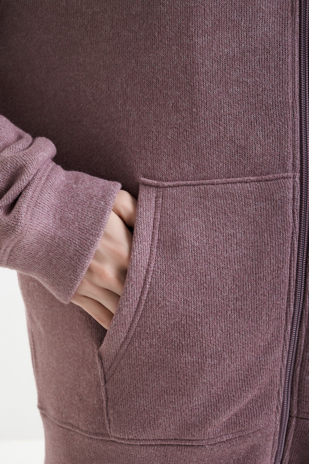 Домашня кофта на блискавці 15WL5 Jerry deep taupe