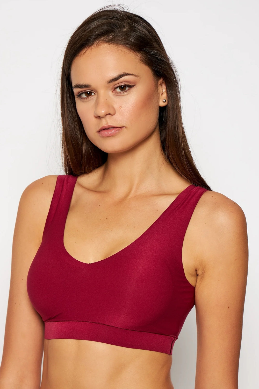 Бесшовный бра-топ 16A1 Soft stretch framboise