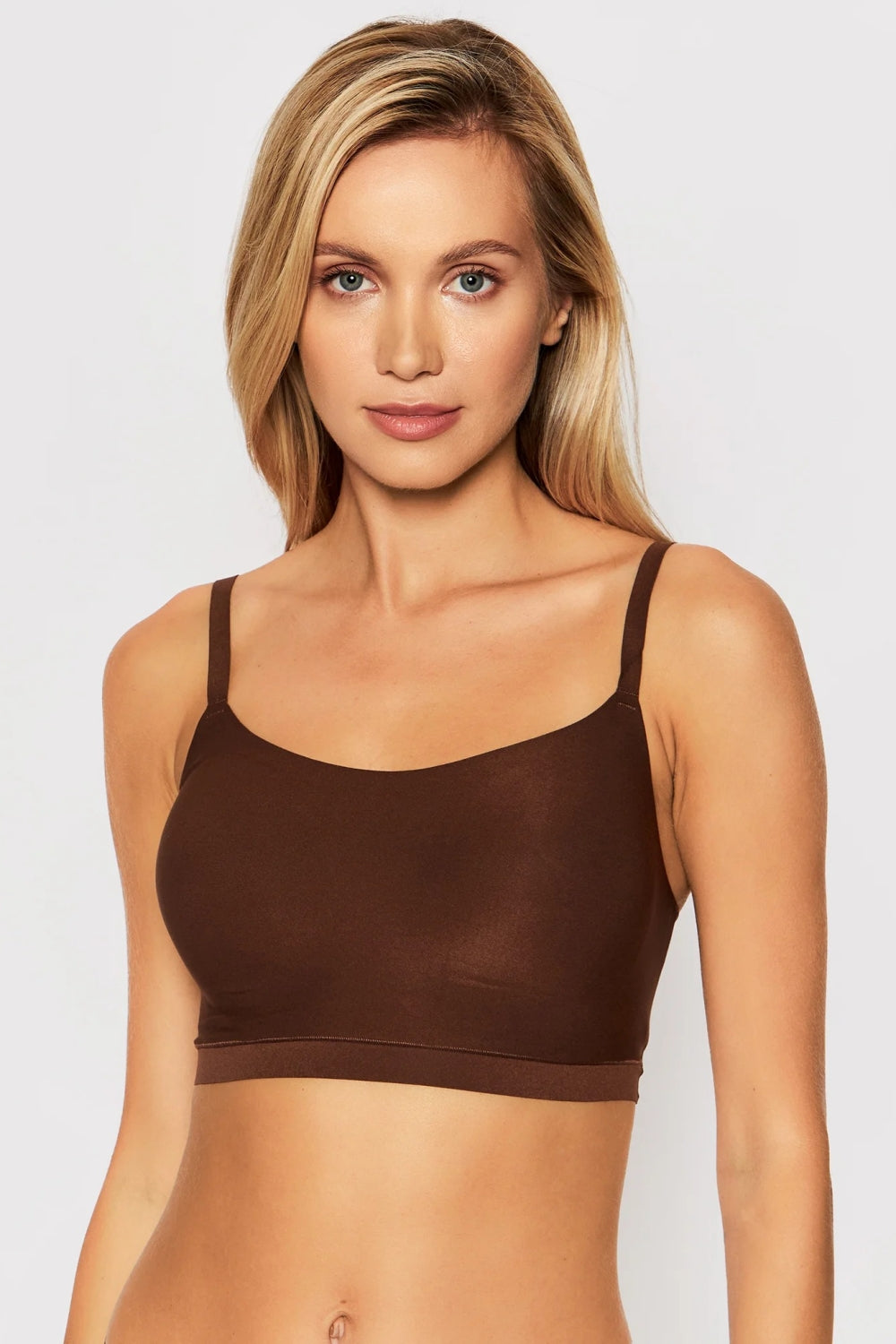 Бра-топ без косточек 16A2 Soft stretch walnut