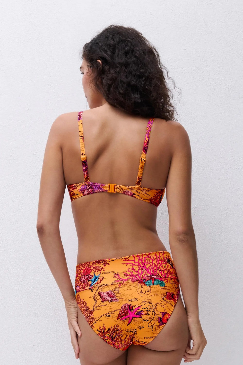 Купальный бюстгальтер с плотными чашками 16VM0 Icone light mediterran