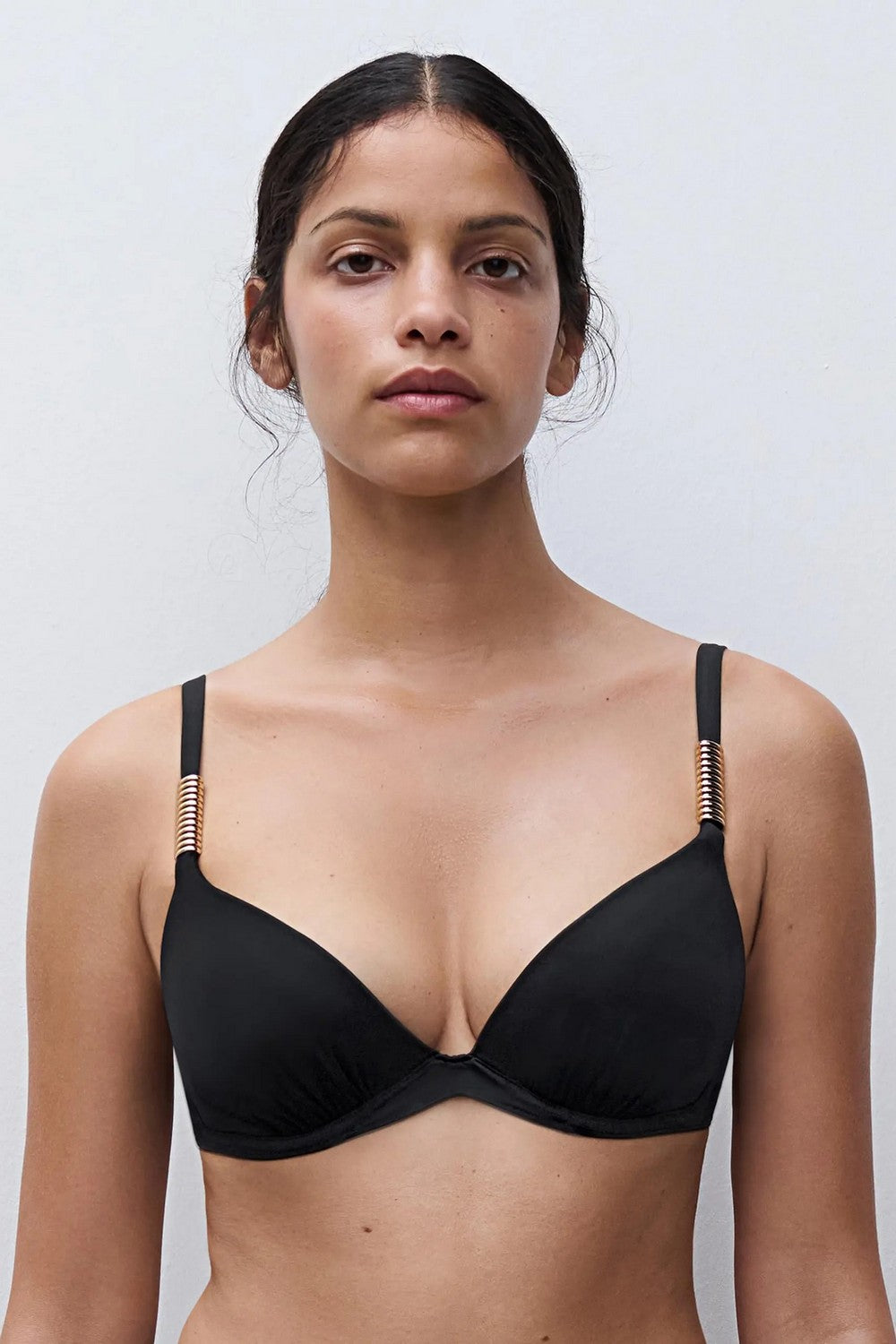 Купальный бюстгальтер пуш-ап 16VNP Icon black