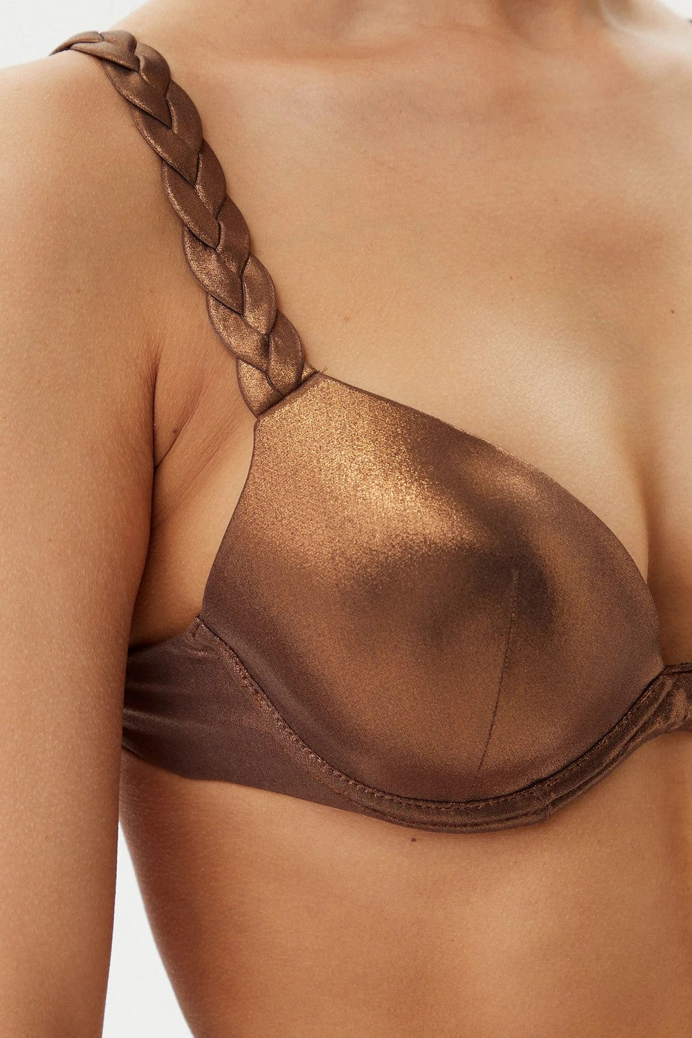 Купальный бюстгальтер пуш-ап 16XNP Shaman bronze