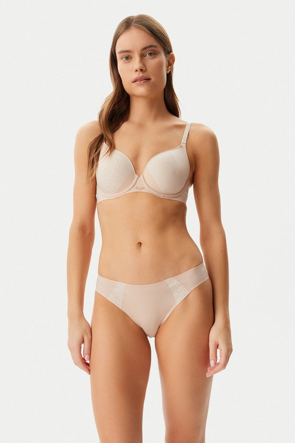 Бесшовыне трусики слип 18IA0 Pure Lace beige dore