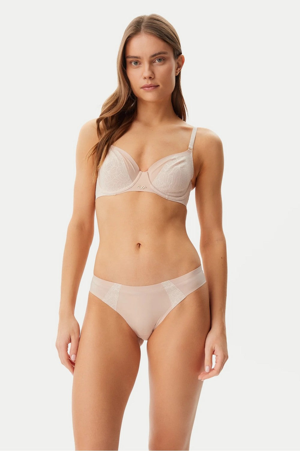 Бюстгальтер з м'якими чашками 18IM1 Pure Lace beige dore