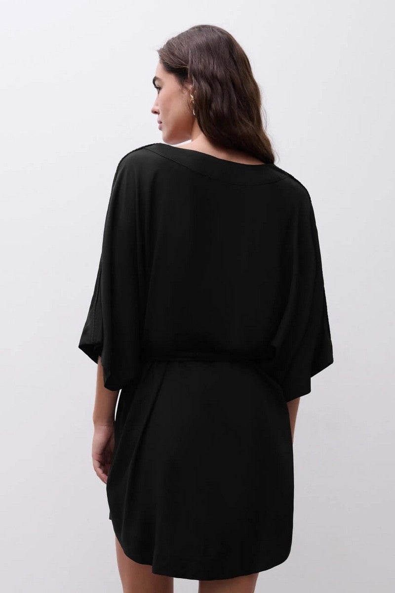 Пляжная туника из вискозы 18RW6 Influence black
