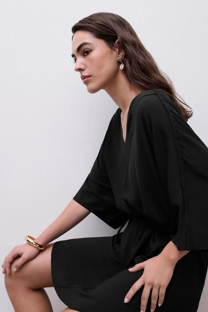 Пляжная туника из вискозы 18RW6 Influence black