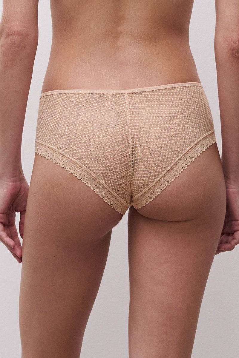 Трусики слип из микросетки 19XB0 Romance beige dore