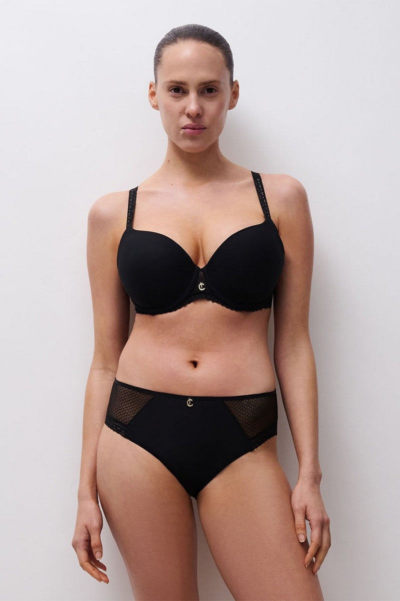 Бесшовный бюстгальтер на косточках 19XN0 Romance black