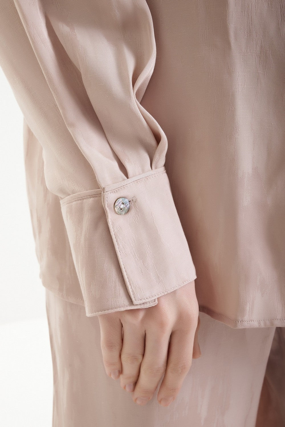 Домашня блуза на ґудзиках 1A4H0 Noah dune shadow