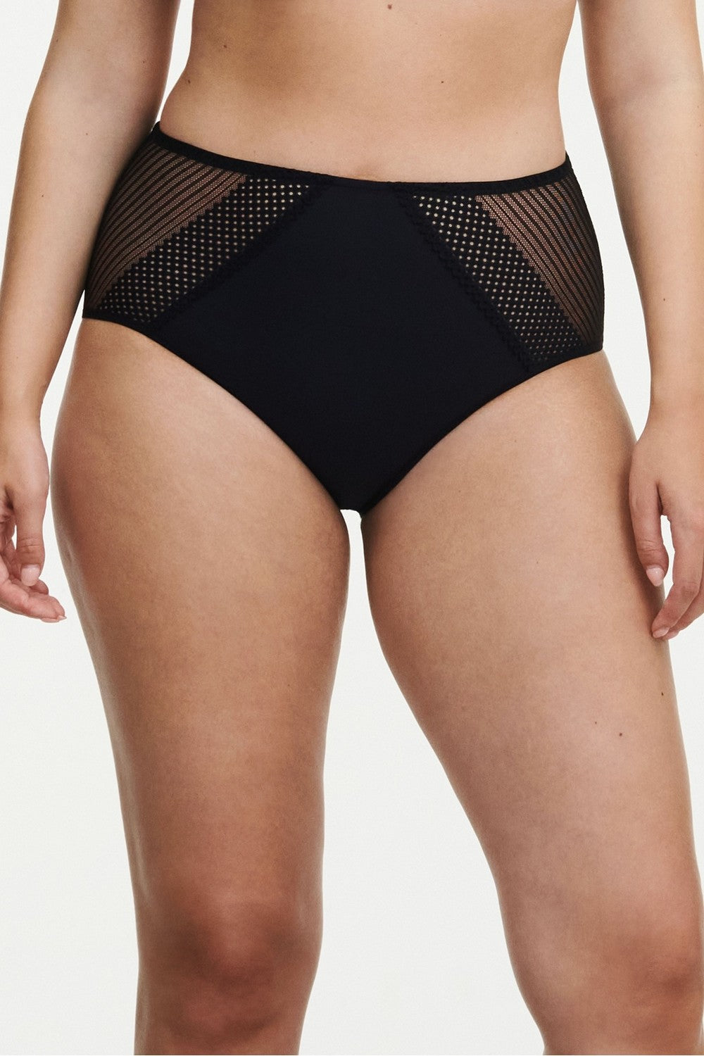 Высокие трусики слип 22AC5 Play black