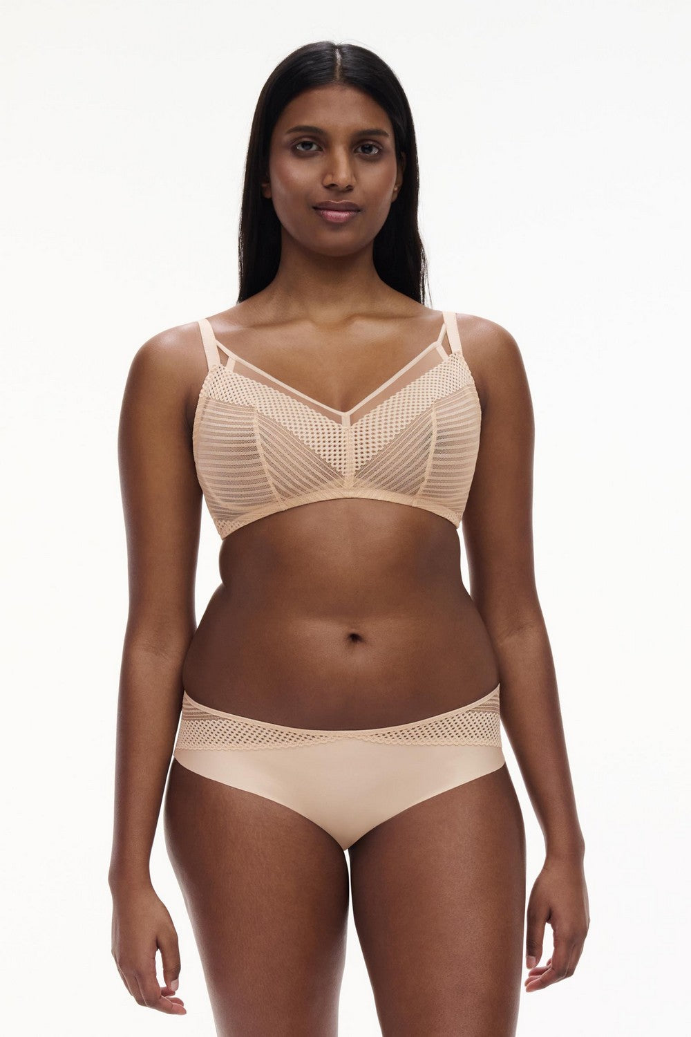 М'який бюстгальтер з мікросітки 22AP0 Play beige dore
