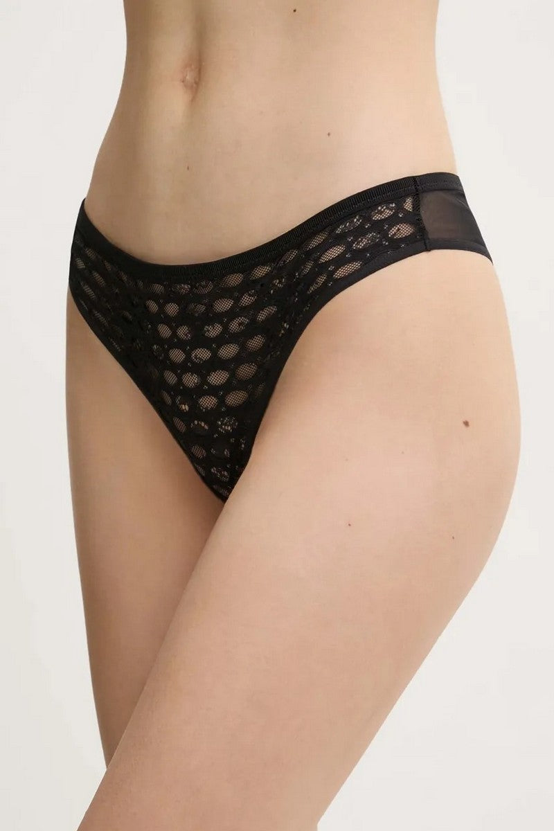 Трусики стринг из микросетки 22NG0 Poison black