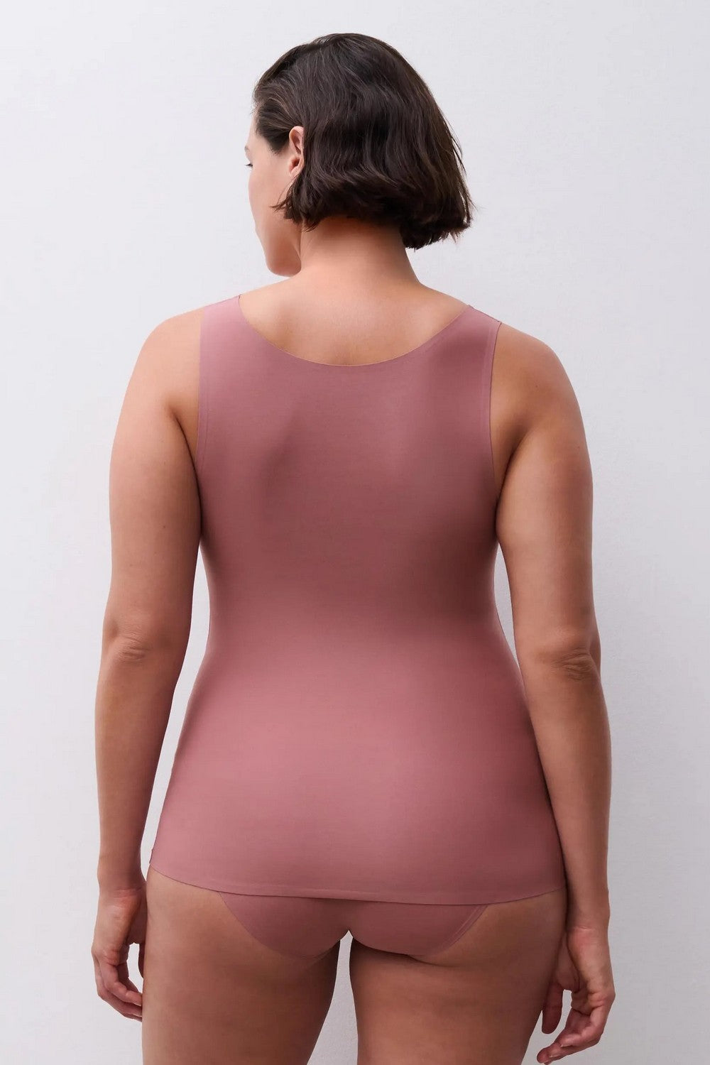 Майка на широких бретелях 2646 Soft stretch rose des bois