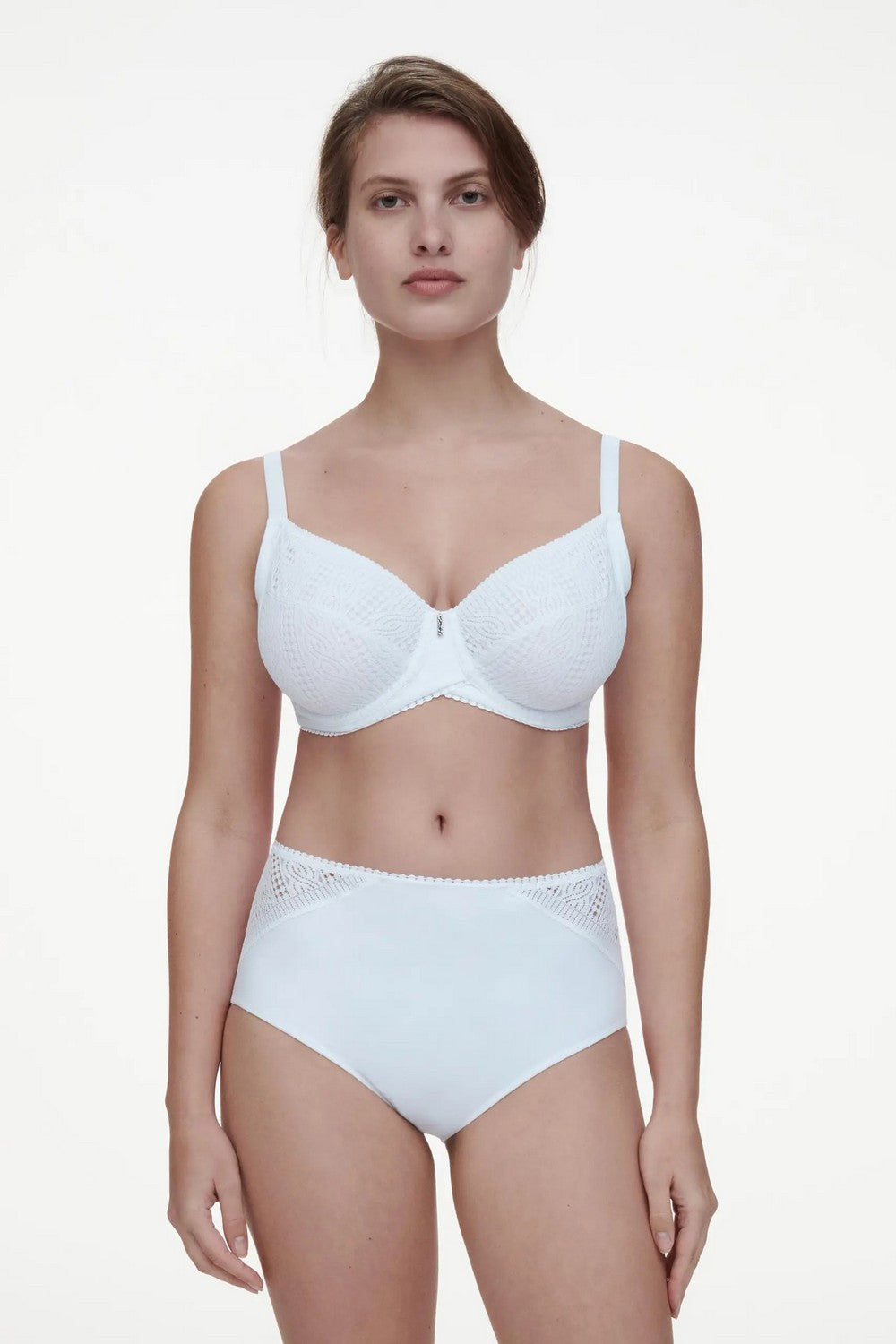 Кружевной бюстгальтер на косточках 915MU Easy Support white