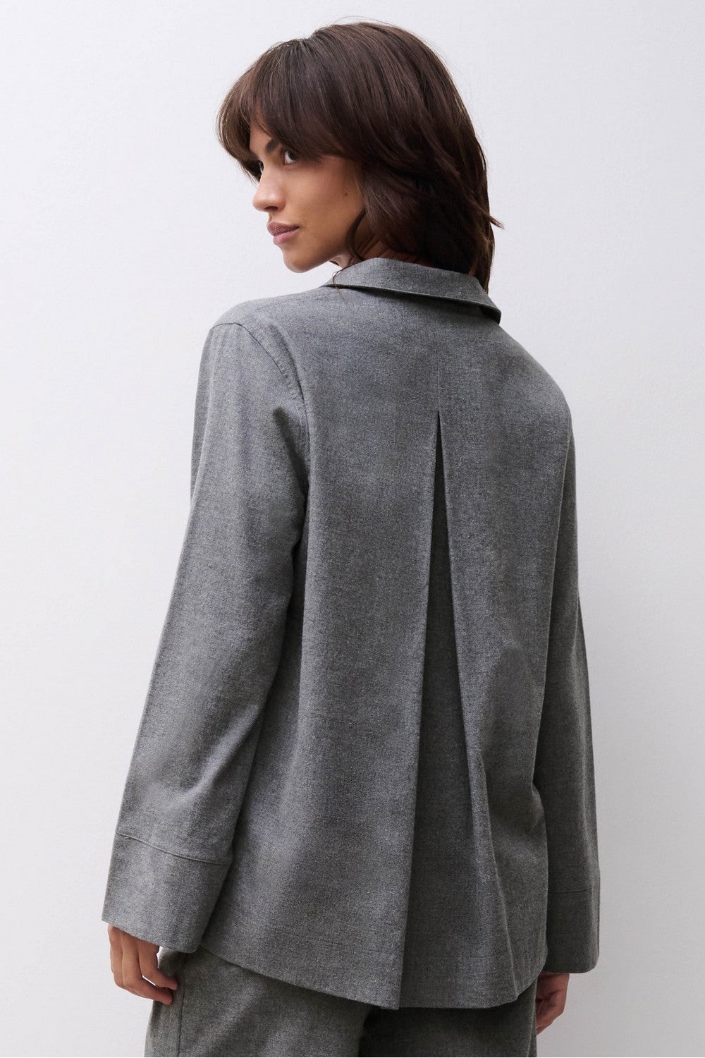 Домашняя блуза на пуговицах Karl 1A3H0 anthracite