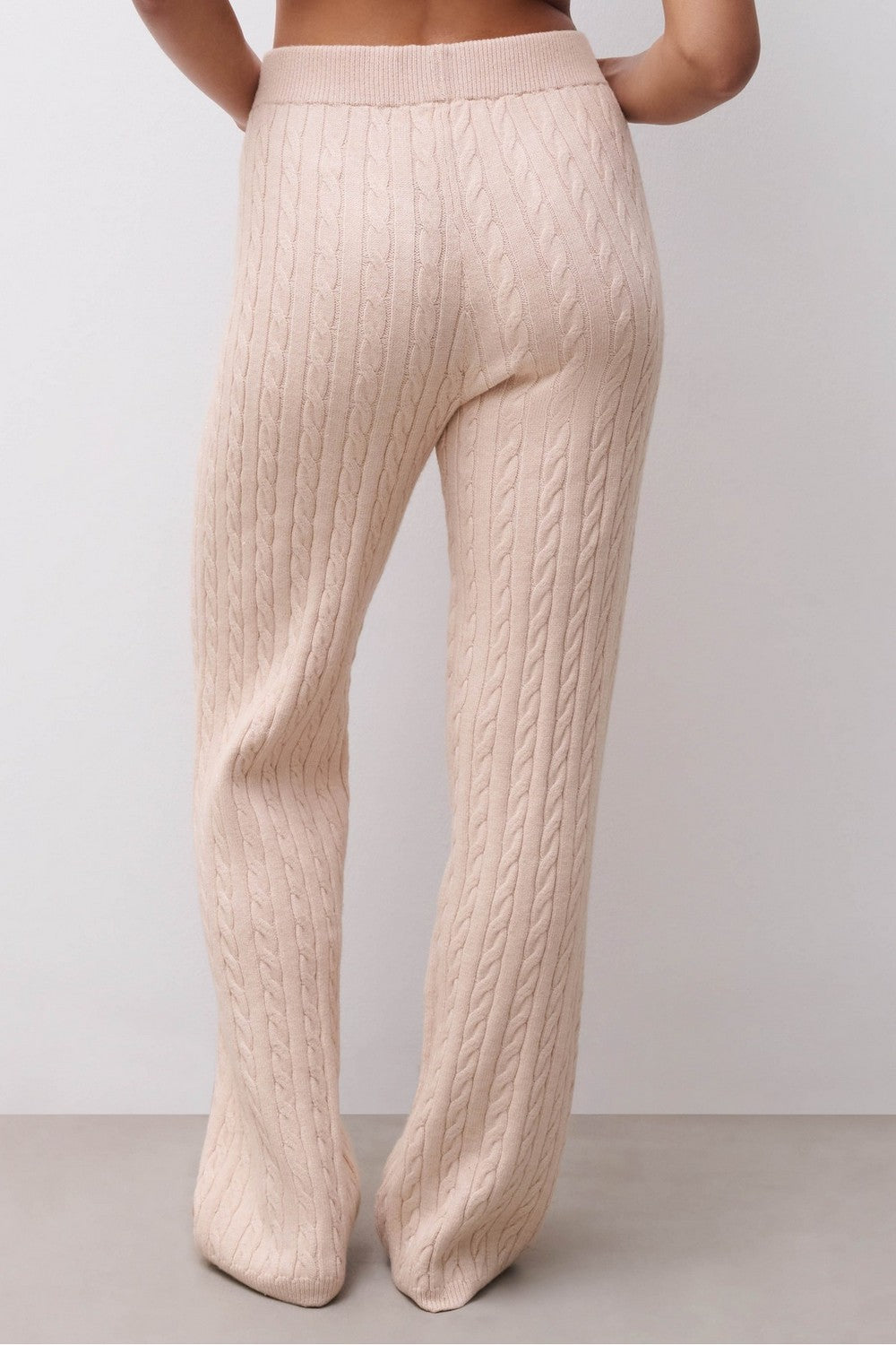 Домашні штани з трикотажу Twist 1A2E0 sand nude