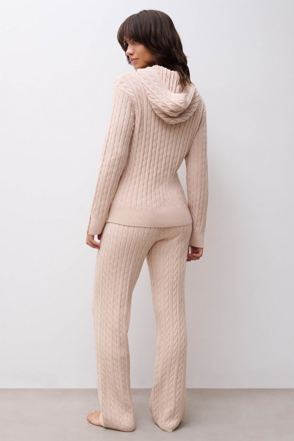 Домашня кофта з капюшоном Twist 1A2L0 sand nude