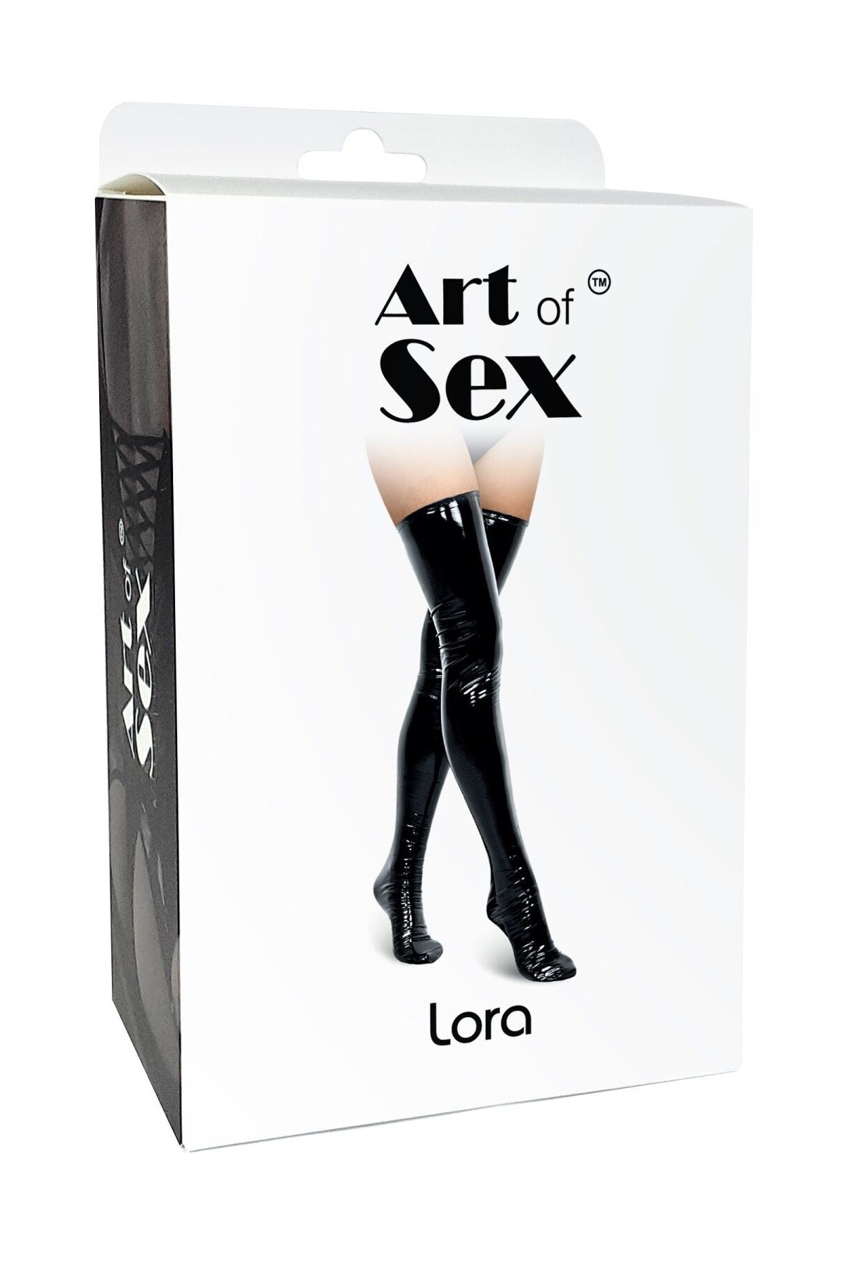 Вінілові панчохи Lora black