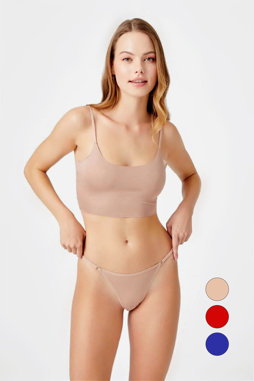 Хлопковые трусики стринг CH6107 (3 шт.)