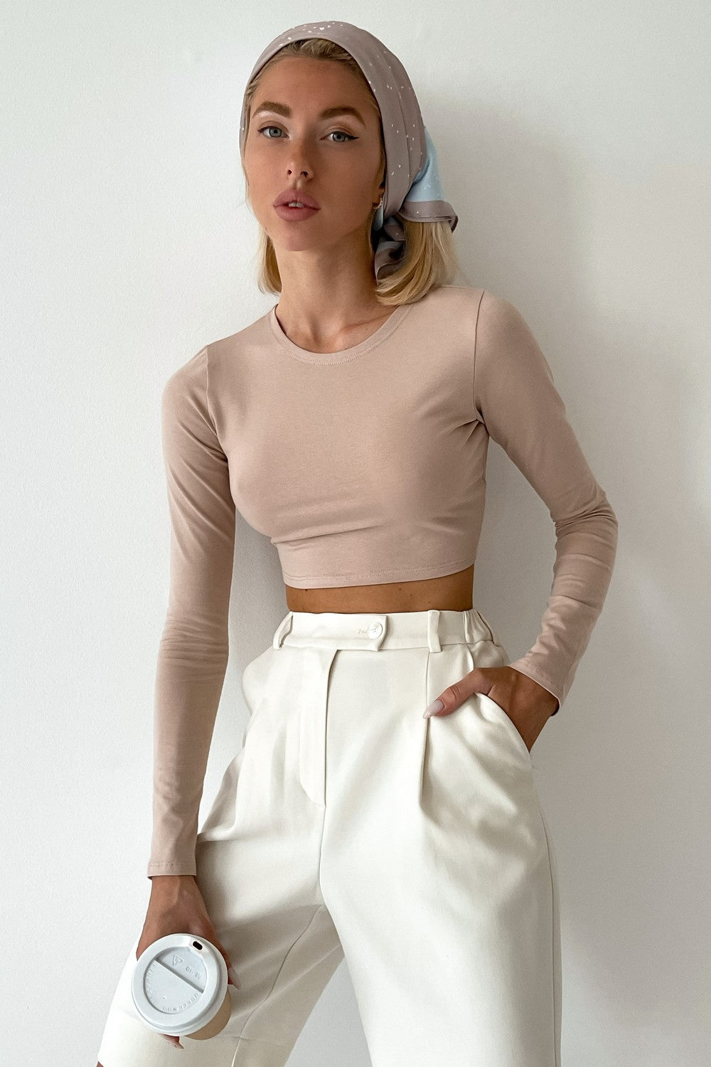 Хлопковый кроп-топ Thursday SS21622/4