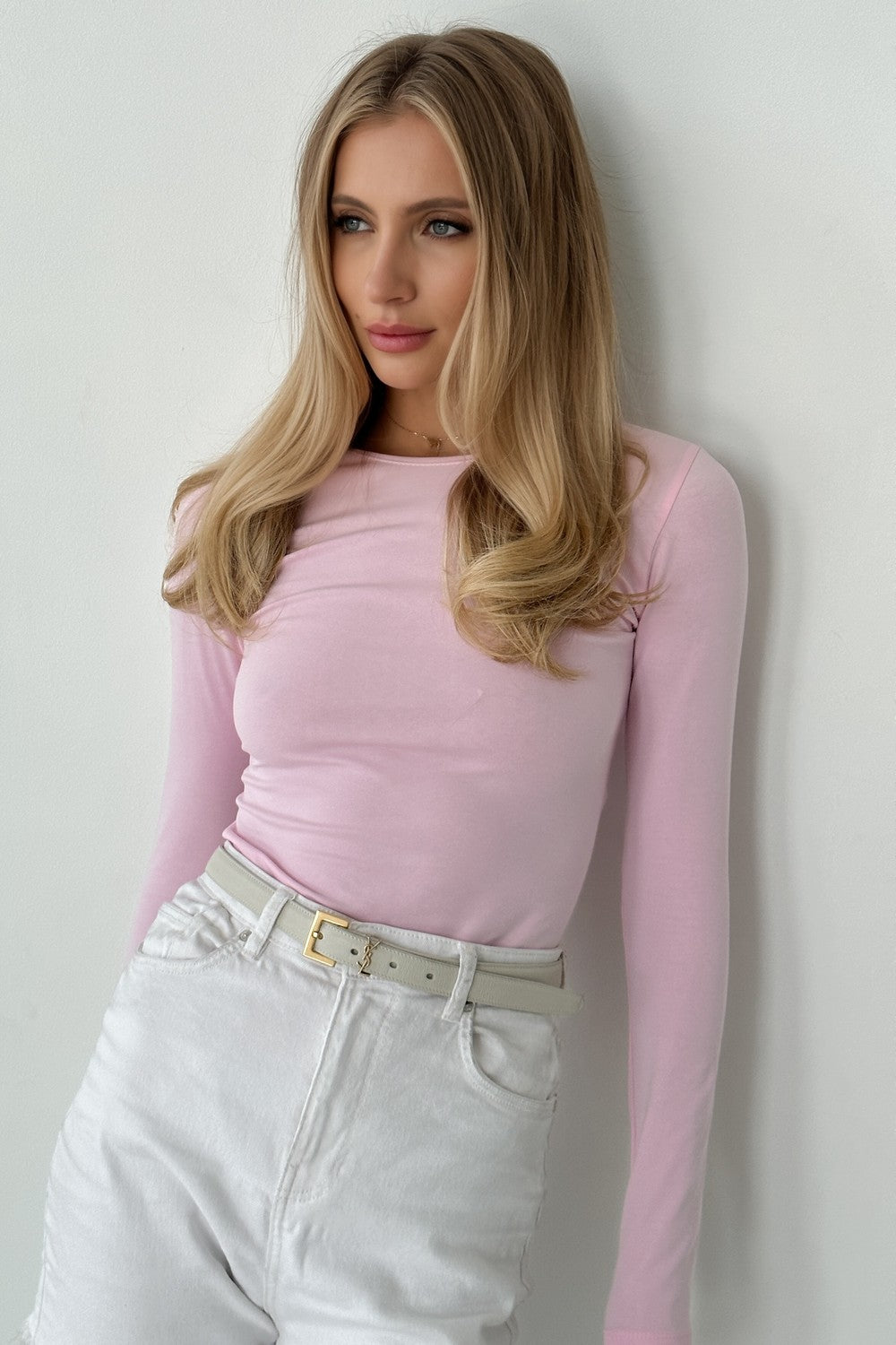 Хлопковое боди с длинными рукавами WL18304/6 Thursday rose