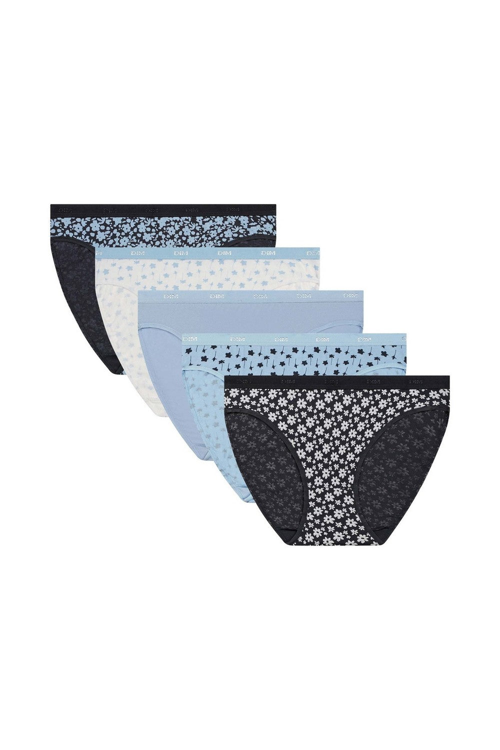 Хлопковые трусики слип 4C17 Les Pockets Coton (5 шт.) bluebell