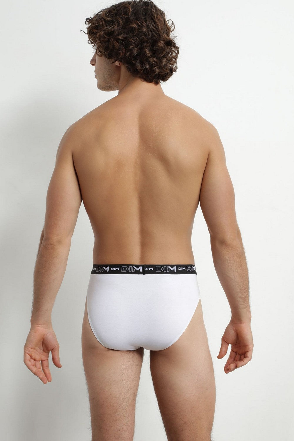 Мужские трусы слип из хлопка 6595 MPK (2 шт.) blanc/gris