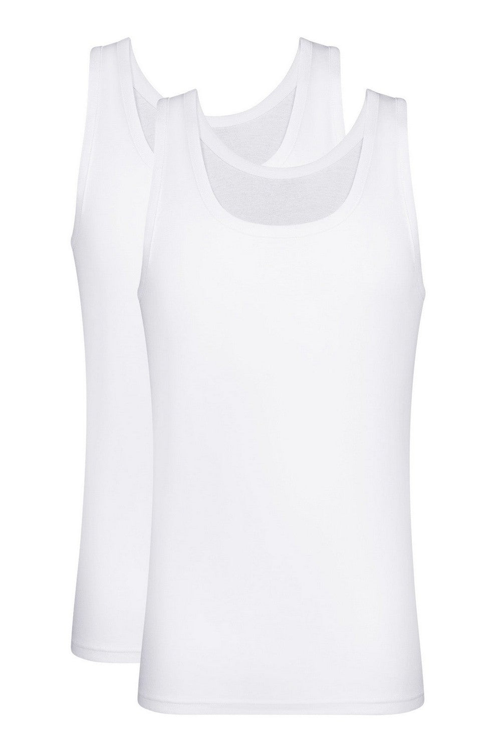 Хлопковая мужская майка D0300 EcoDim (2 шт.) white