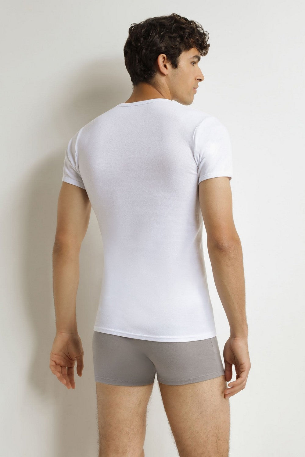 Хлопковая мужская футболка D0306 EcoDim (2 шт.) white