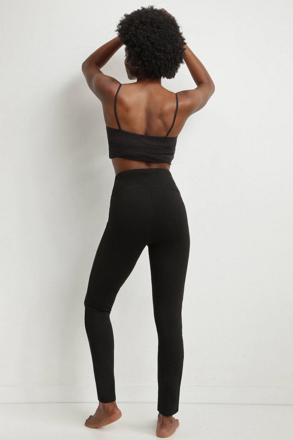 Леггинсы из вискозы D07ZV black