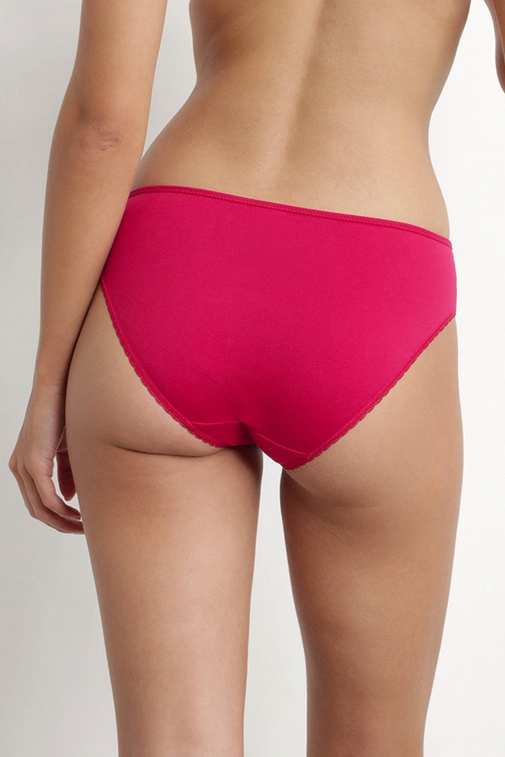 Хлопковые трусики слип D0ASG Generous Coton Bio rouge cerise