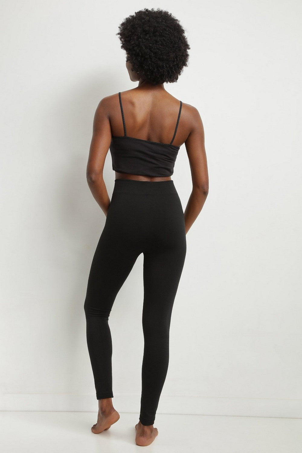 Термолеггинсы с флисовой подкладкой D0D6E black